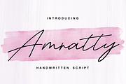 Amratty Script, a Script Font by Quothron (Thumbnail 1 of 8)