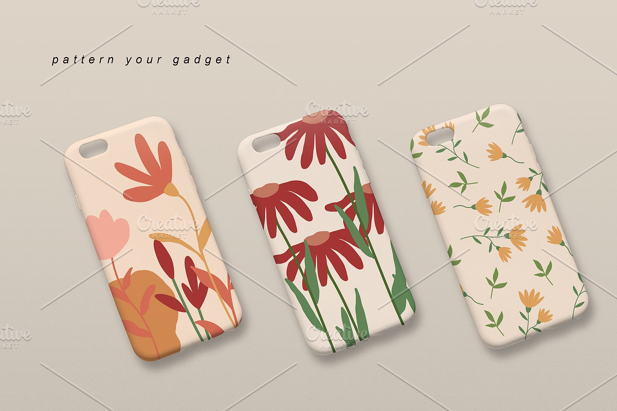 Spring Flowers Hand Drawn, a Decorative Illustration by Hanazumi (Photo 4 of 11)