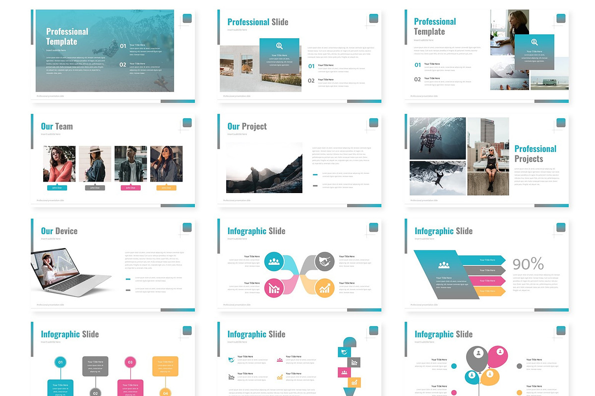 Veonazo - Keynote Template, a Presentation Template by AQR Studio