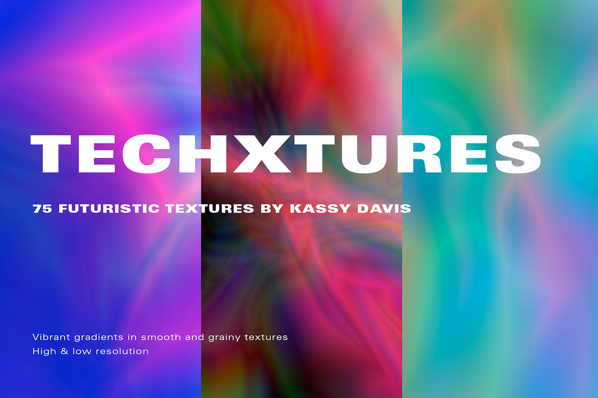 Techxtures Futuristic Gradients, a Texture Graphic by GraphicsByKassy (Photo 1 of 8)