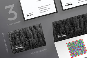 Business Cards Forests Day