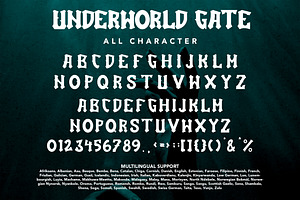 UnderworldGate - Blackletter Font