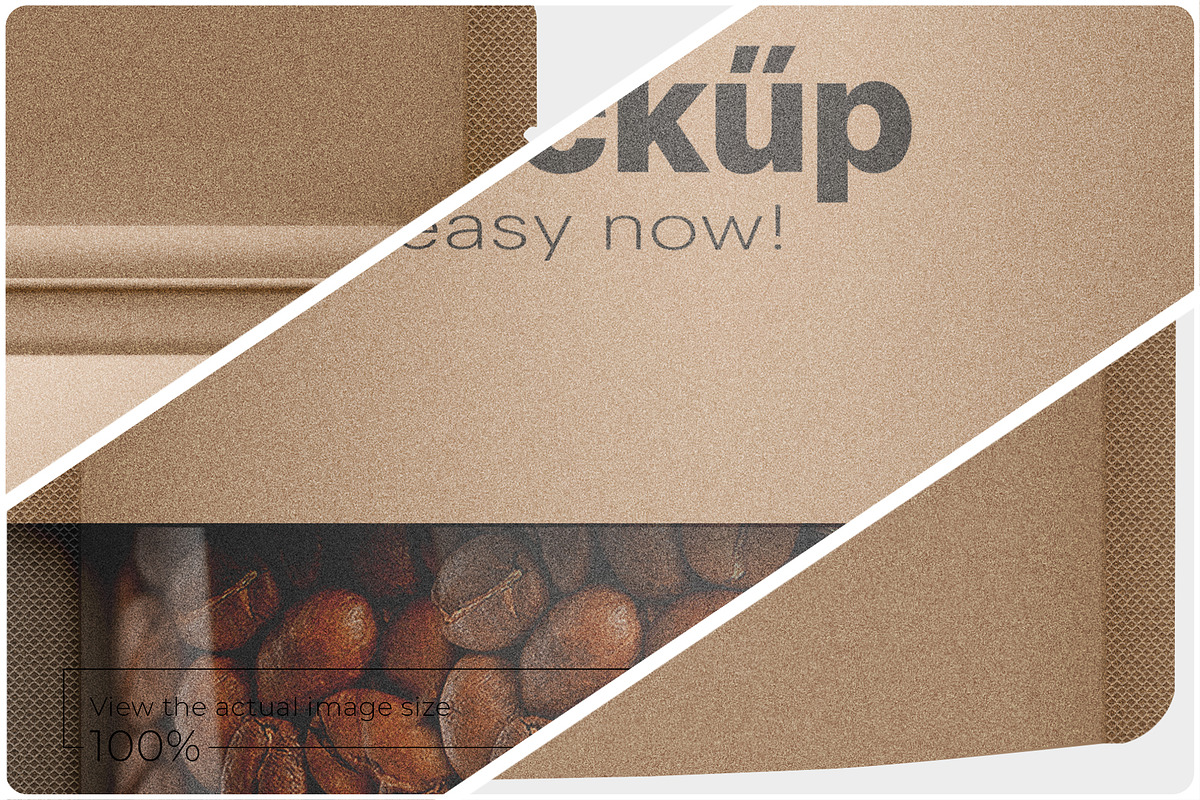 Kraft Paper Bag With Window Mockup, a Packaging Mockup by Reformer Mockup (Photo 3 of 5)