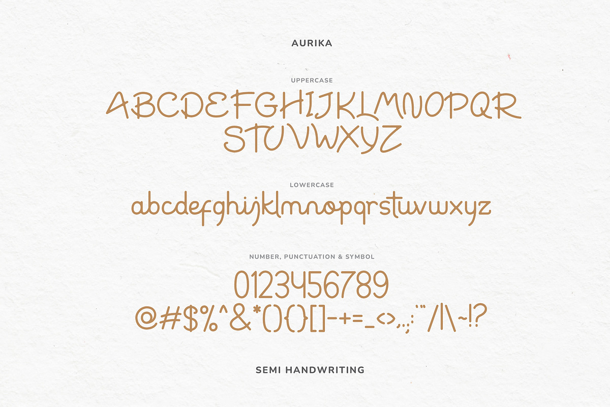 Aurika Playful Font, a Handwritten Font by Fontura Design (Photo 5 of 9)