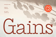 CS Gains – Classic Font