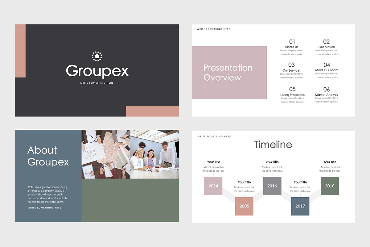 Groupex Real Estate Google Slides, a Marketing Template by slidequest (Photo 2 of 9)