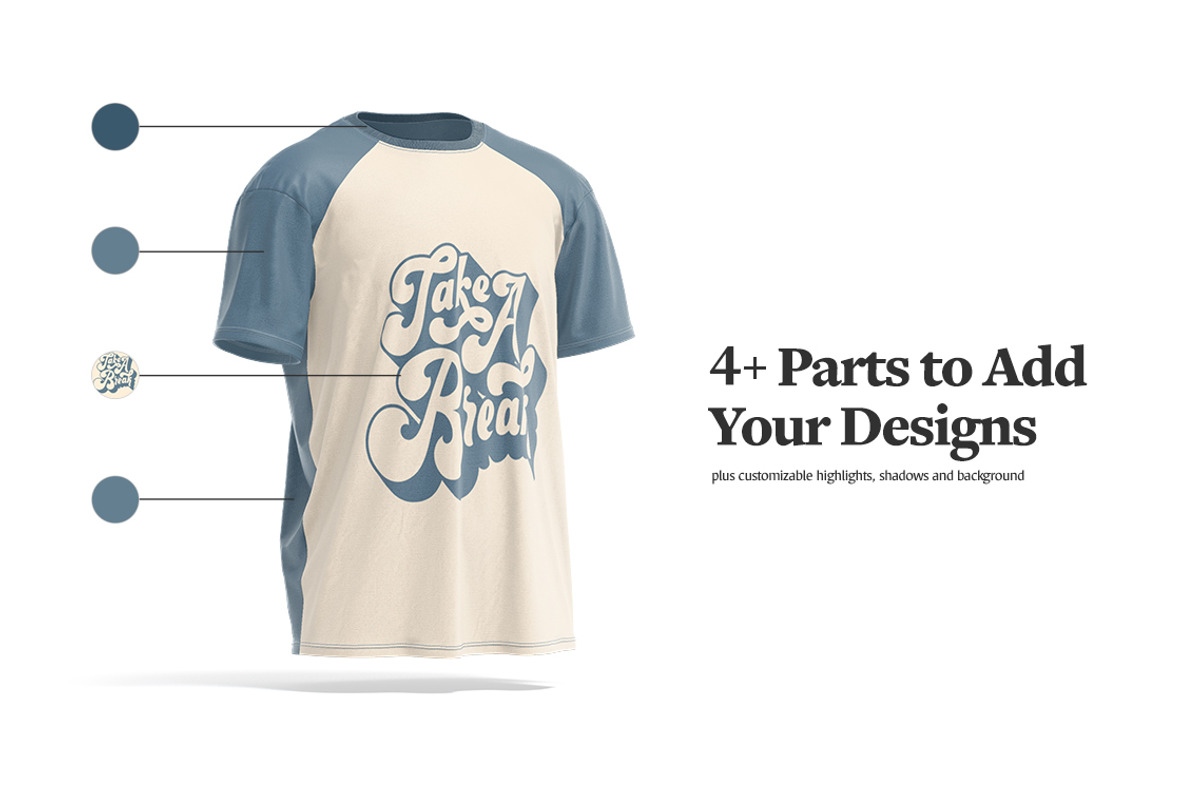 Oversized 360 T-shirt Mockup, a Shirt Mockup by rebrandy (Photo 3 of 12)