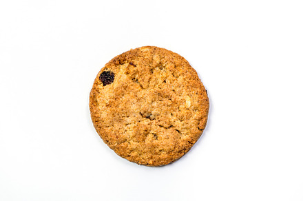 Milk Cookie with Raisin, a Background Photo by wr7 Media