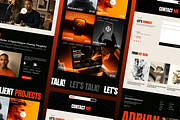 Adrian - Personal Portfolio Website, a Landing Page Template by SLAB! Design (Thumbnail 4 of 5)