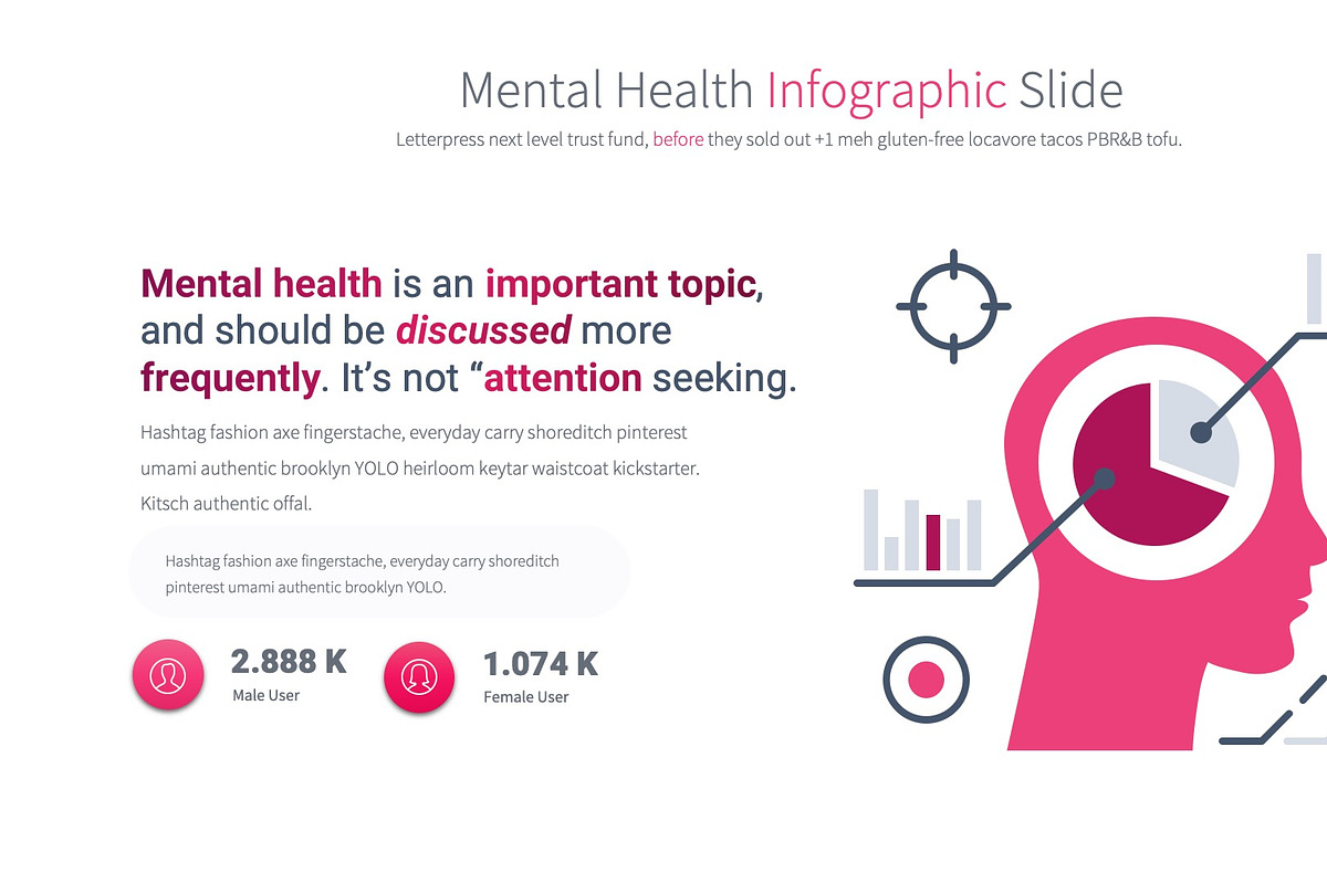 MENTAL HEALTH - PowerPoint, a Presentation Template by Pulsecolor