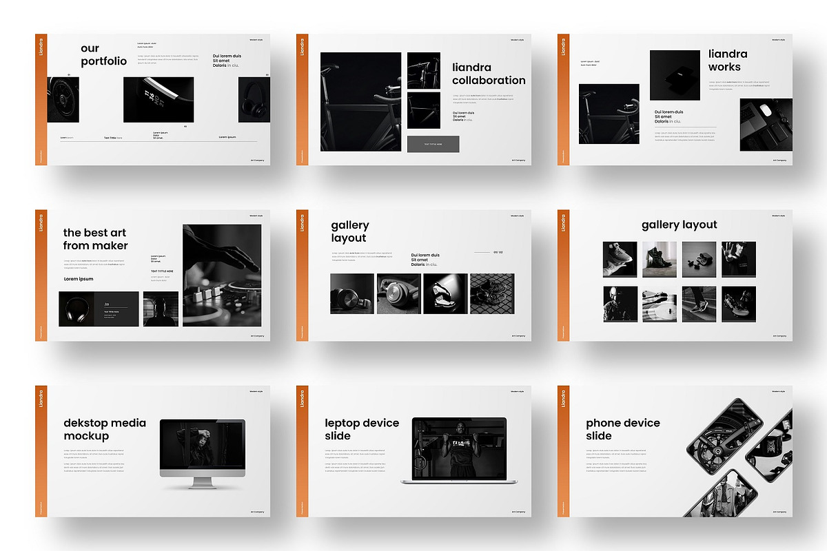 Liandra - Business PowerPoint, a Presentation Template by Dens Creative Studio (Photo 4 of 6)