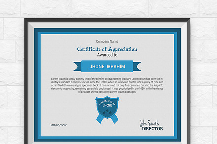 Certificate Template