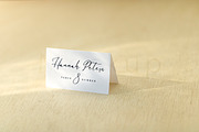 Simple 2x3.5 Tented Card Mockup, a Print Template by ILLONA GRAPHICS (Thumbnail 4 of 5)