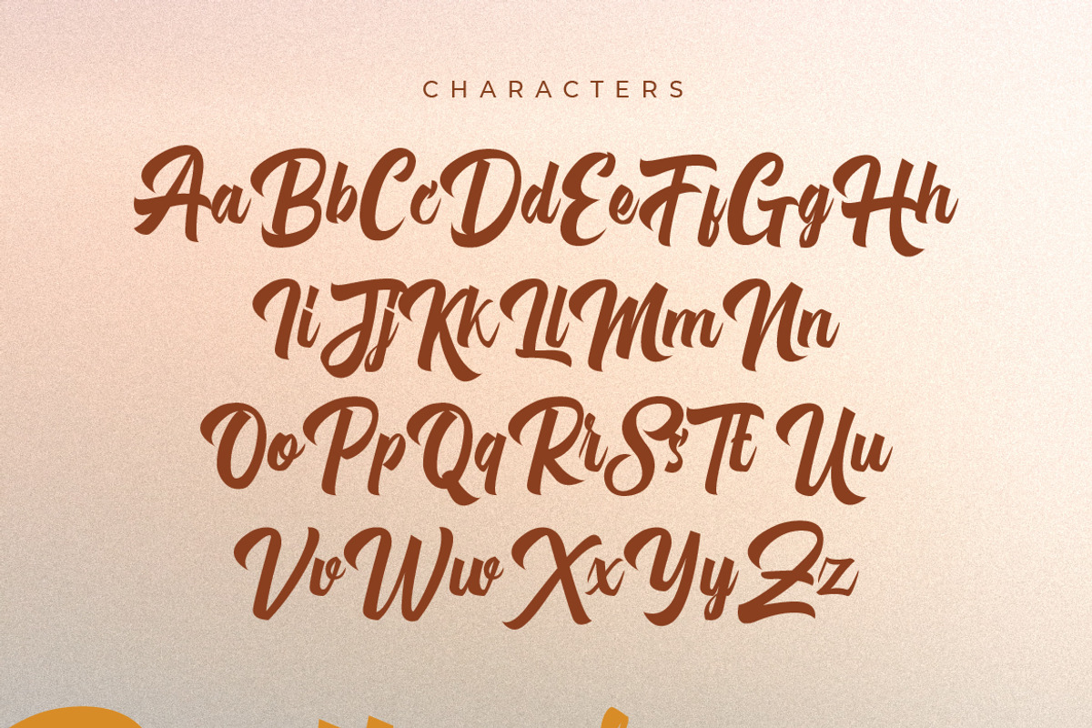 Michail Script Layered Fonts preview 4