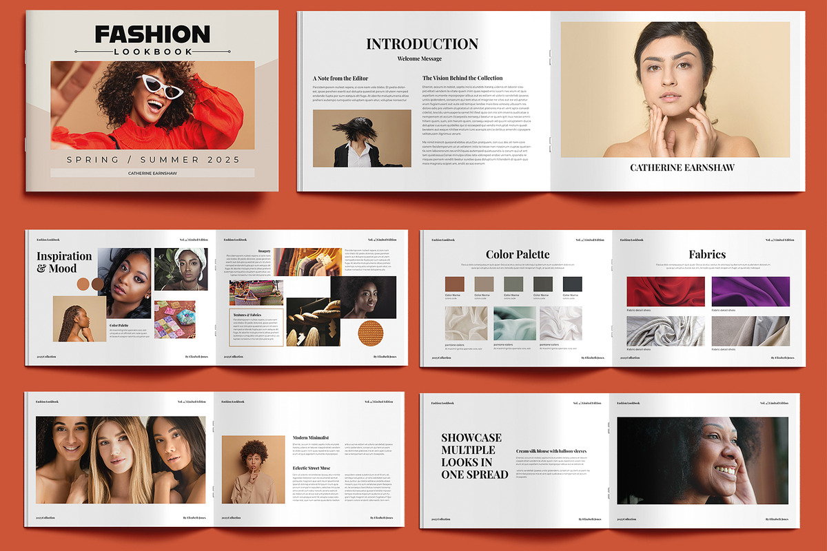 Fashion Lookbook Layout for Brands, a Brochure Template by MightyDesign (Photo 1 of 6)