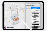Watercolor Procreate Brushes, a Brush Add-On by AlineArtStore (Thumbnail 17 of 17)