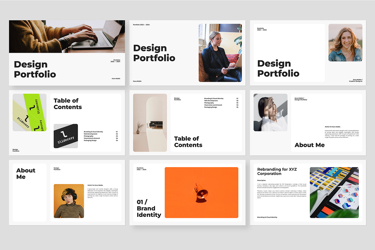 KARA - Portfolio Google Slides, a Presentation Template by Gaize (Photo 5 of 10)