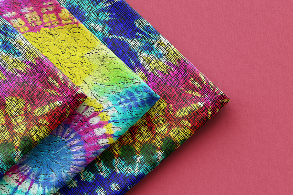 Tie-Dye Texture Digital Papers #98, a Texture Graphic by Digital Art Collectibles (Photo 2 of 5)