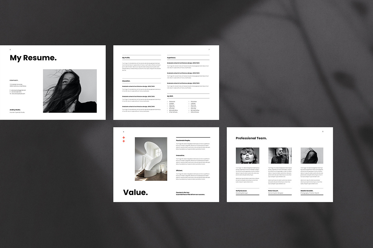 Architecture Portfolio Landscape, a Brochure Template by Occy Design (Photo 3 of 9)