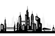 City Skyline Silhouette Bundle, an Illustration by jahid234 (Thumbnail 9 of 41)
