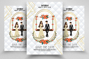 Save The Date Flyer Template, a Flyer Template by Psd Templates