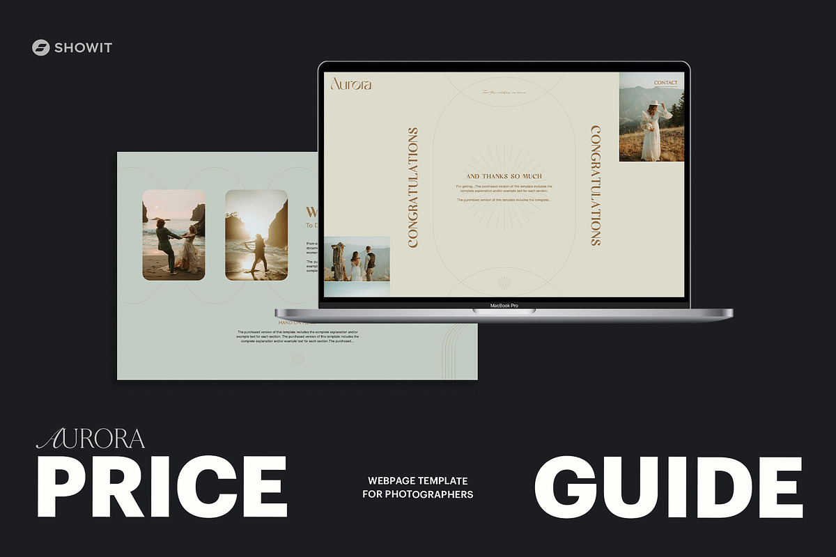 Wanderlust Photo Price Guide Webpage, a Websites & App Template by Studio Leelou (Photo 1 of 8)