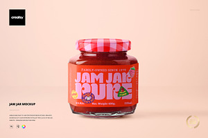 Jam Jar Mockup Set