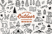 Hand-drawn Outdoor Illustrations, an Object Illustration by cd-design.co (Thumbnail 1 of 8)
