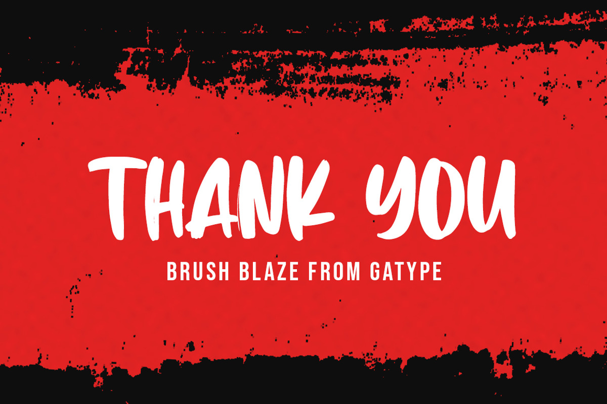Brush Blaze, a Handwritten Font by Gatype (Photo 7 of 7)
