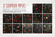 Starry Rose Garden, a Background Graphic by Curve Design (Thumbnail 6 of 7)