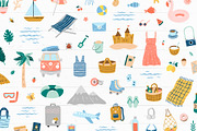 Summertime Illustrations & Patterns, an Illustration by Redchocolate (Thumbnail 3 of 12)