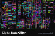 Digital Data Glitch V02, a Background Graphic by dvtchk (Thumbnail 3 of 6)