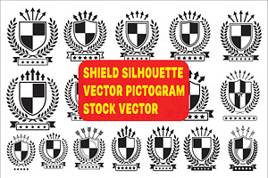 Royal Shield Logo Template Vector, an Illustration by Amazin_art