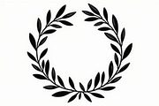 Laurel Wreath Silhouette Set, an Illustration by hafijul (Thumbnail 5 of 9)