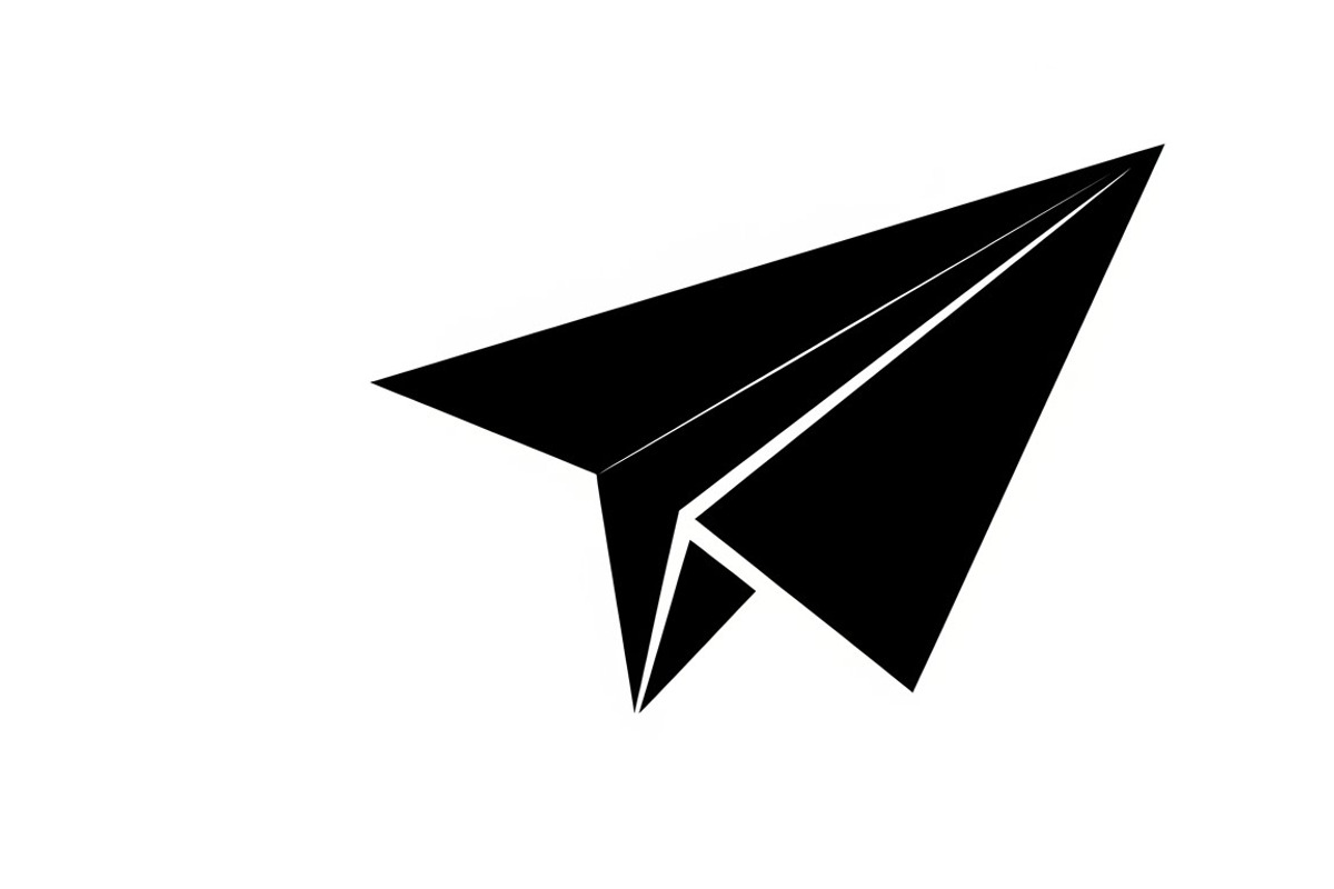 Simple black airplane icon symbol, an Illustration by Amazin_art (Photo 17 of 21)