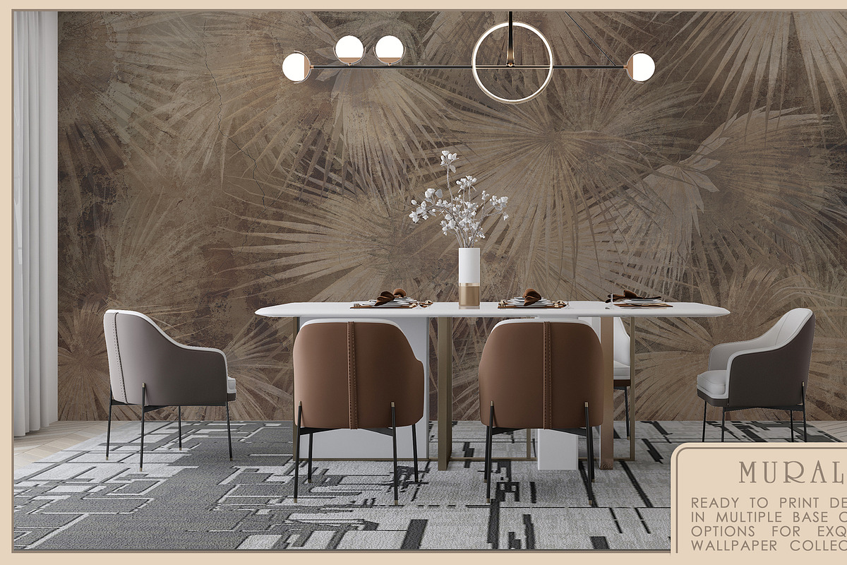 Fresco collection Leaves mural, a Wallpaper Graphic by Natalia0307 (Photo 9 of 16)