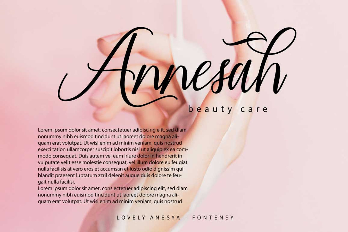 Lovely Alesya Script Font, a Script Font by Cut Story (Photo 9 of 15)