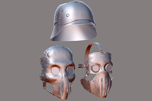 Mask And Helmet