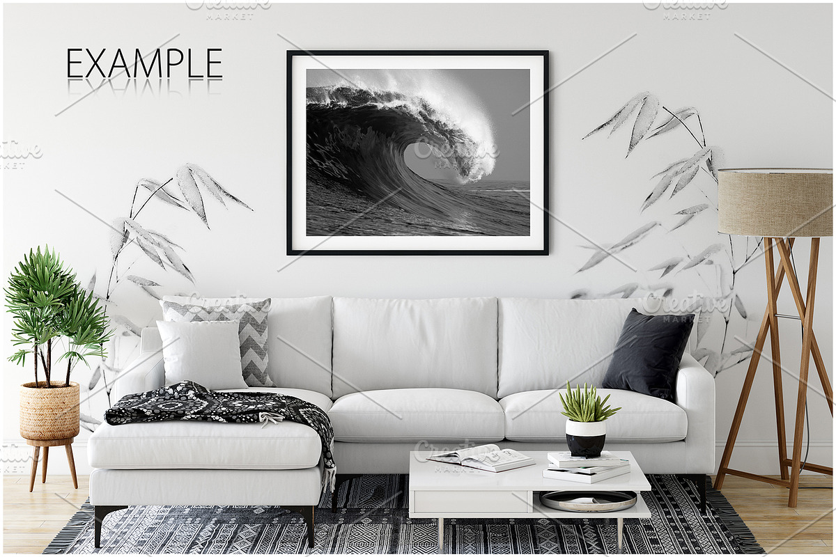 Frames & Walls Mockup Bundle - 5, a Print Template by Yuri-U (Photo 6 of 31)