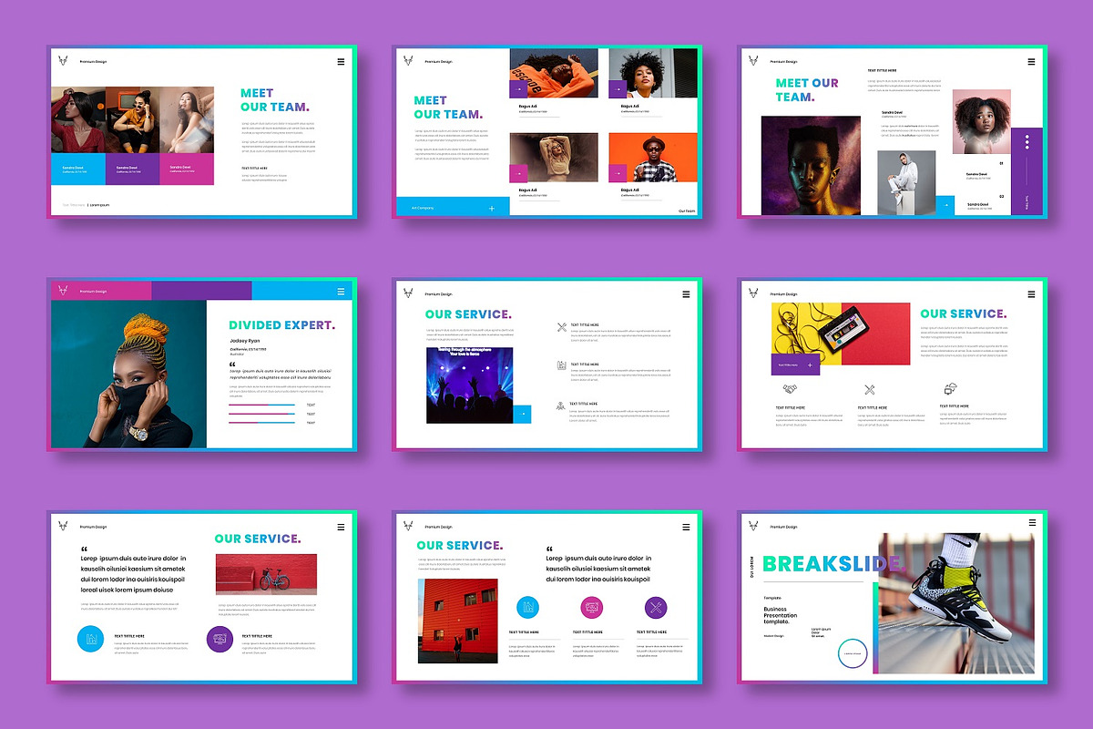 Divided – Business PowerPoint, a Presentation Template by Dens Creative Studio (Photo 3 of 6)