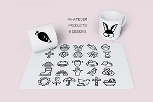 Easter Icons - Dingbat Font