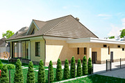 House with attic, an Architecture 3D Model by profdesign (Thumbnail 4 of 18)