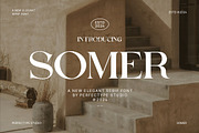 Somer Elegant Serif Font Typeface, a Serif Font by Perfectype (Thumbnail 1 of 6)