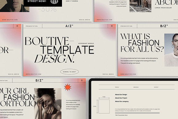 Boutive Presentation Template preview 8