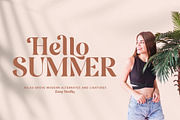 Atlas Grove-Alternates and Ligatures, a Serif Font by Zane Studio (Thumbnail 5 of 22)