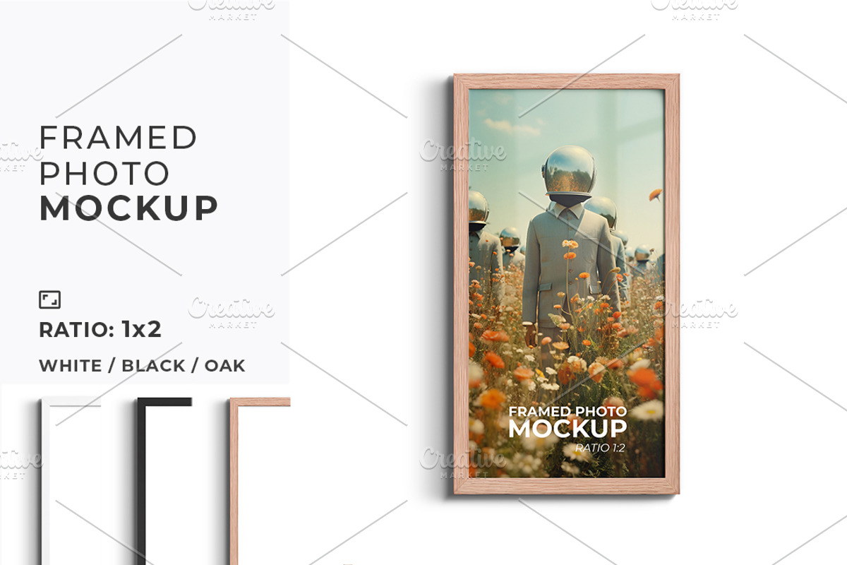Framed Photo Mockup 12x24 in, a Household Mockup by Mockups by Carlos Viloria (Photo 1 of 5)