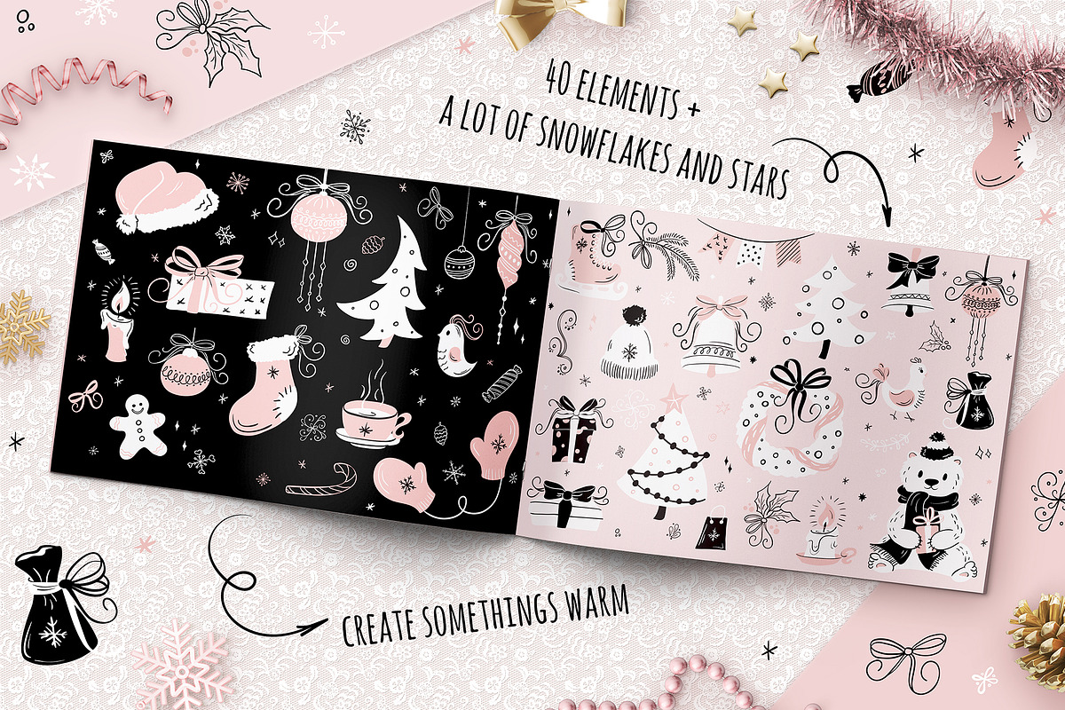 Rose Dream Christmas collection, an Object Graphic by catary art (Photo 4 of 13)