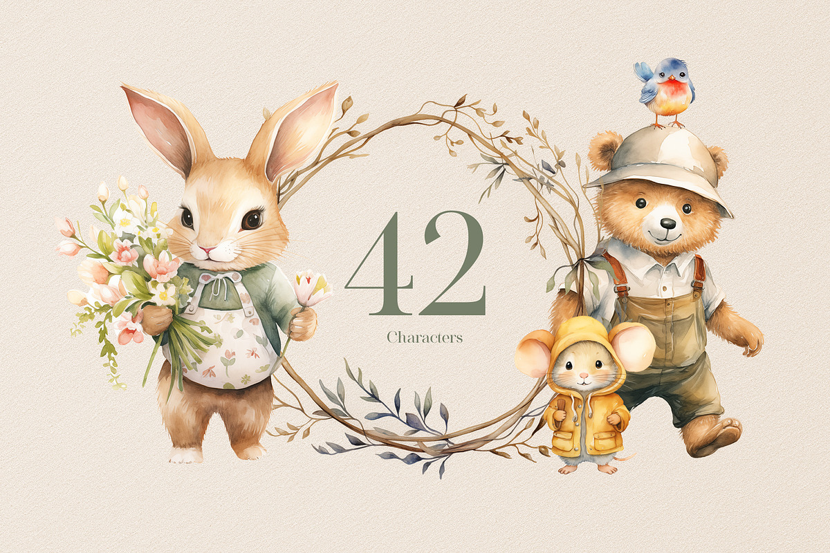 125 Spring Easter PNG Illustrations, a Seasonal Illustration by Graphicdome (Photo 5 of 16)