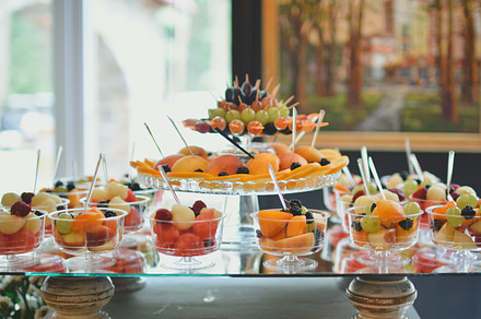 Buffet reception fruit