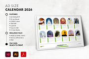 A3 Calendar 2026, a Stationery Template by MstArtwork (Thumbnail 4 of 5)